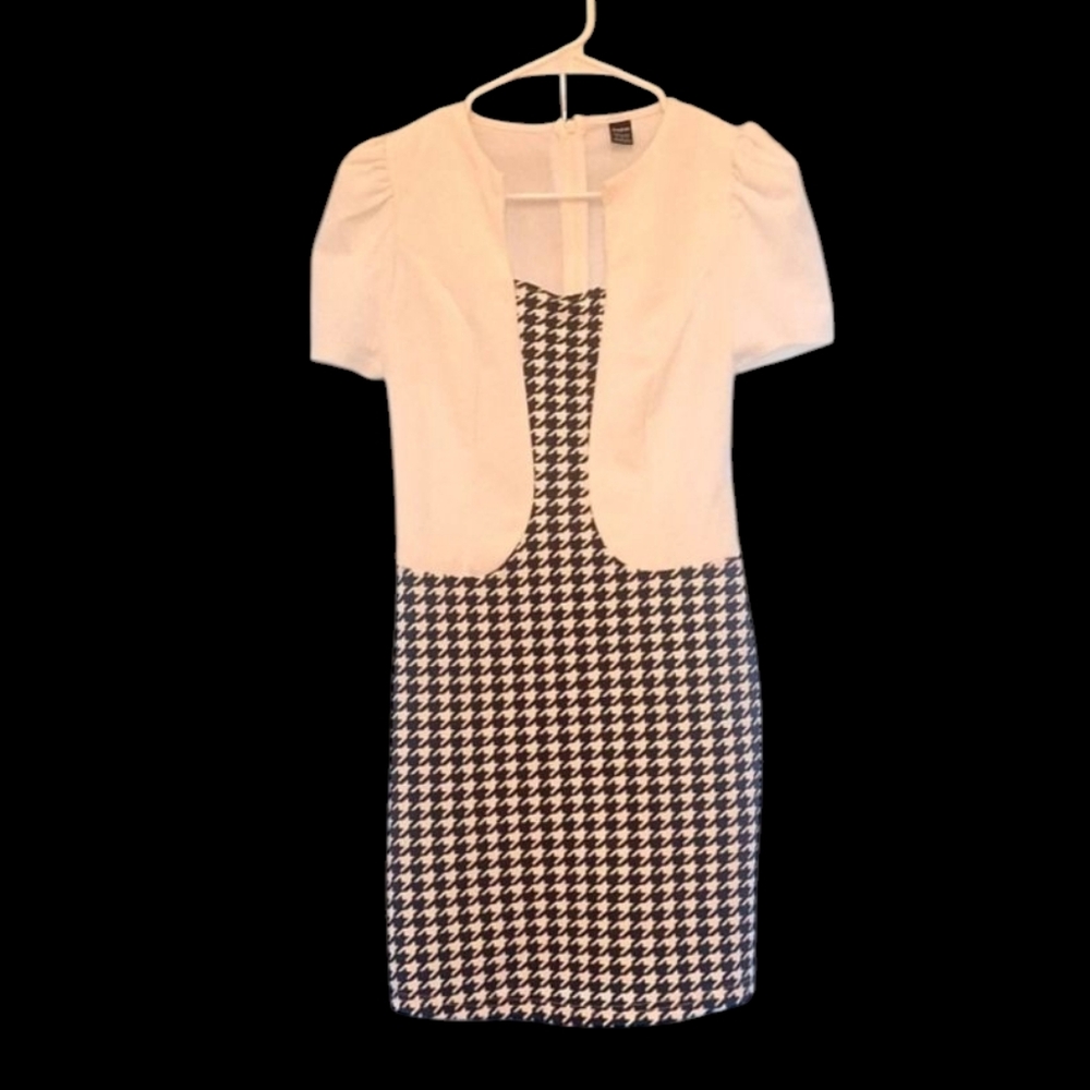 houndstooth dress
